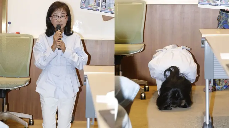二審獲減刑引發反彈 張淑娟痛哭下跪懇求法官還清白