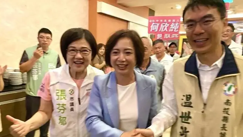 命理師預言台中市長選情，何欣純回應「走火運」爆汗：感謝大家熱情