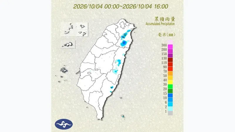 希臘度假勝地遭暴雨襲擊，洪水沖走車輛與樹木（累積雨量圖）