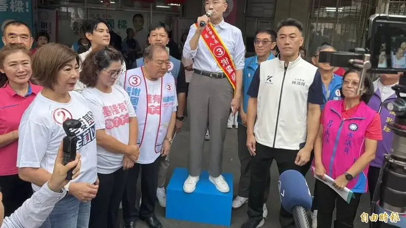 謝國樑競總揭牌 催票喊話11/28投下關鍵一票