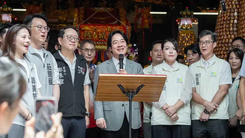 賴清德廟宇致詞口誤引議論 謝寒冰砲轟總統格局