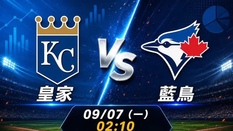 皇家 vs 藍鳥 MLB 賽前分析，9月7日（一） 台灣時間 02:10 開打