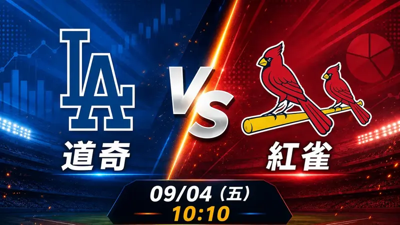 道奇 vs 紅雀 MLB 賽前分析，9月4日（五） 台灣時間 10:10 開打