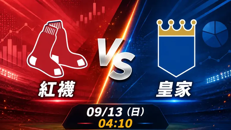 紅襪 vs 皇家 MLB 賽前分析，9月13日（日） 台灣時間 04:10 開打