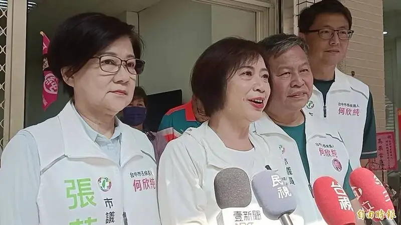台中市長選戰辯論敲定進展,江啟臣簽署意向書何欣純喊話快磋商