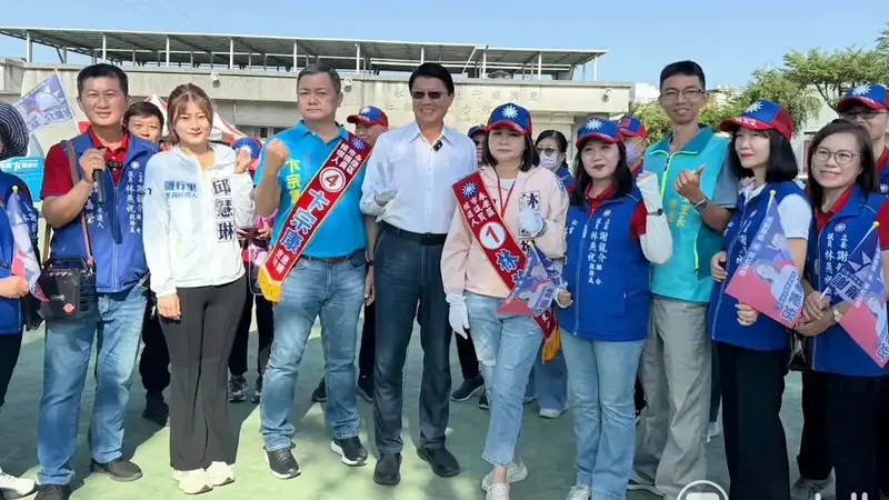 台南市長號次抽籤出爐,謝龍介陣營搶攻永康車隊掃街