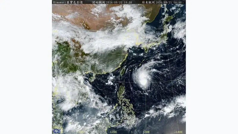 迎接東北季風挑戰 卑南溪水覆蓋進度中秋前達7成（衛星雲圖）