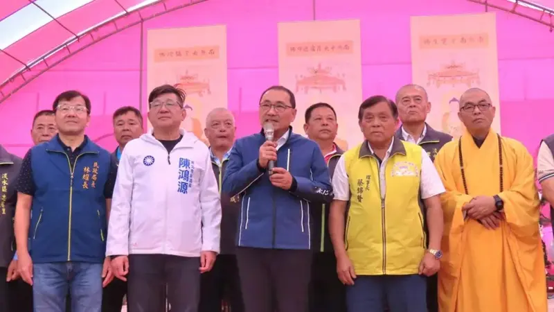 邁入第25年淡水河祭法會登場 侯友宜祈願地方交通與安寧