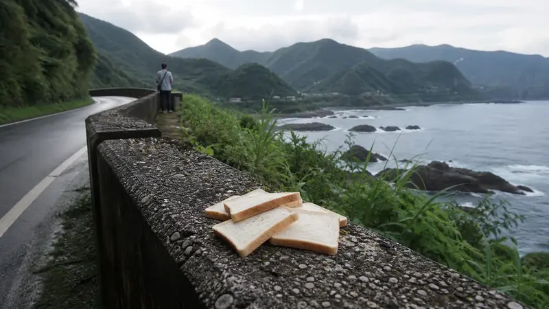日本鳥取驚現吐司懸案！從大山到白兔海岸沿路散落 39 公斤麵包（示意圖）