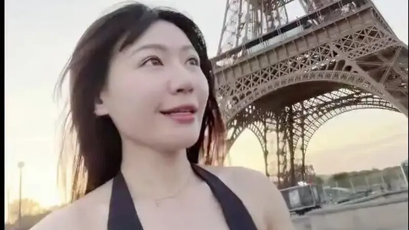 吳沛憶巴黎鐵塔前晨跑影片引熱議，展現立委外交行程中的活力