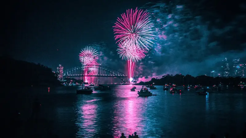 西螺大橋藝陣文化祭閉幕 300秒高空煙火點亮夜空(示意圖)