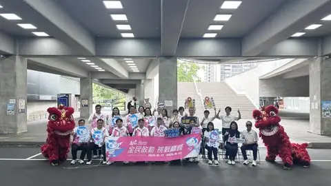 力拼衛冕總錦標！115年全民運聖火抵達臺北 田徑場迎接