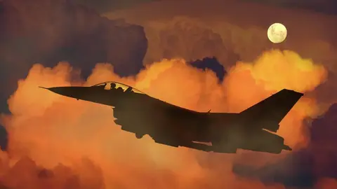 人工智慧決策險致美中軍事擦槍走火,匿蹤戰機敏感零組件外流香港(示意圖)