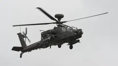 美軍阿帕契直升機齒輪箱藏風險 國防部：我國陸軍機隊全面暫停飛行（示意圖）