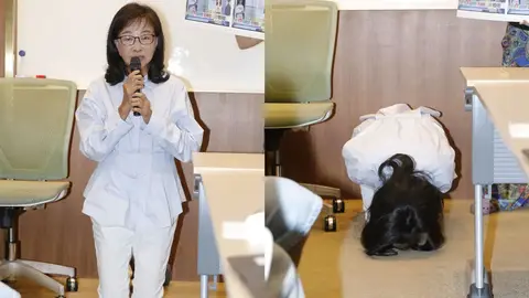二審獲減刑引發反彈 張淑娟痛哭下跪懇求法官還清白