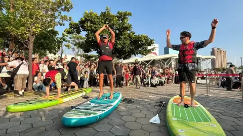 綠營雙首長參選人南台灣合體，沈伯洋賴瑞隆聯手向藍營下戰帖