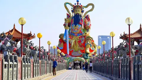 嘉義新興古廟迎二百年慶典,失傳逾四十載開基神尊竟託夢護理師信徒(示意圖)
