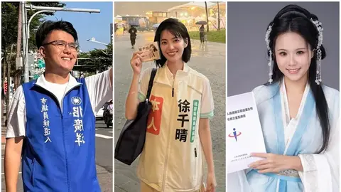 民眾黨徐千晴合體黃國昌掃街,回應前JKF女郎空降參選