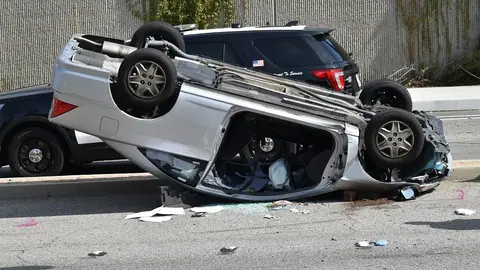 台東家庭花蓮連假旅遊遇死劫，對向車超車不慎釀一死五傷（示意圖）