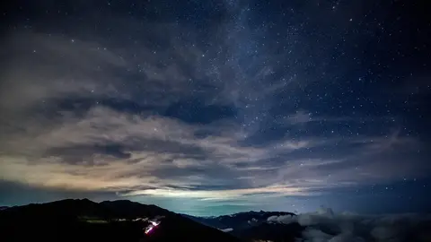 拉拉山榮獲國際暗空勝地認證 締造六都首例與全台新紀錄（示意圖）