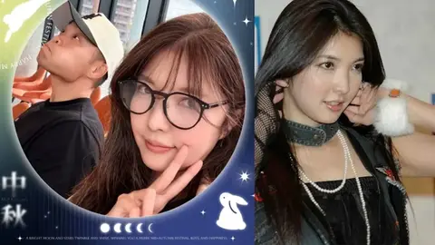 李玖哲中秋大方放閃 曬相馬茜私下近照