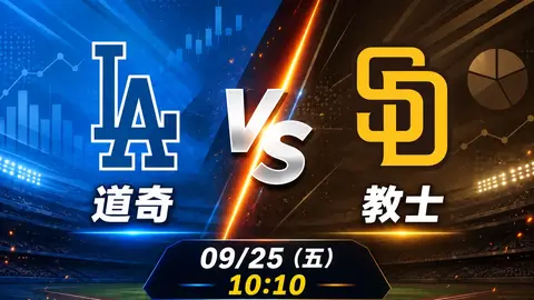 道奇 vs 教士 MLB 賽前分析，9月25日（五） 台灣時間 10:10 開打