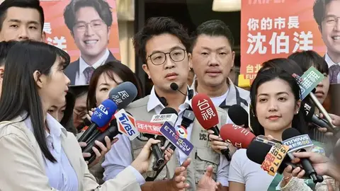 沈伯洋掃街談台北市長選情，點出蔣萬安施政不足並直言無法給市民安心感