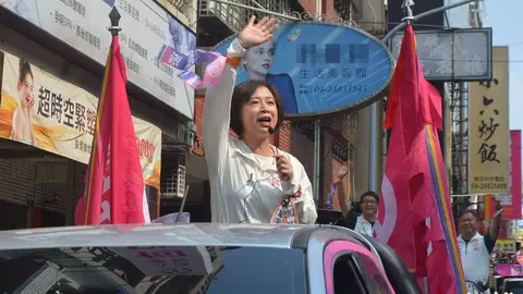 力拼台中市長寶座！何欣純自大里出發啟動車隊遊行