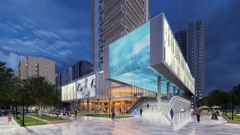 南紡購物與台南大遠百正常營業，地方政府宣布全市停班停課一天（示意圖）