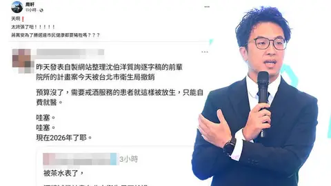 自製沈伯洋質詢網站惹議，北市醫師計畫案遭退引發白色恐怖質疑