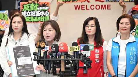 藍營北市議員反對社區中心發放針頭，喊話沈伯洋別再凹