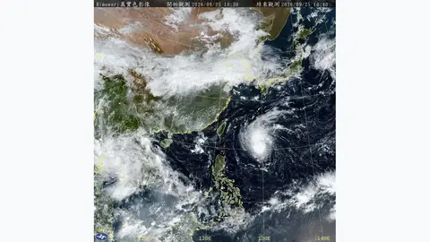 迎接東北季風挑戰 卑南溪水覆蓋進度中秋前達7成（衛星雲圖）