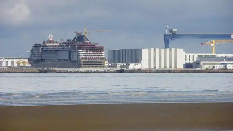 五千噸級遠洋巡護船推進！台船高雄廠舉行安龍儀式（示意圖）