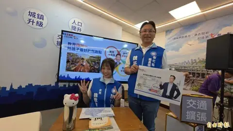國民黨彰化縣長選戰起步慢，參選人魏平政女兒出馬助選人氣暴紅