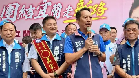 宜蘭選戰倒數！吳宗憲與張勝德明起合體展開兩天掃街馬拉松